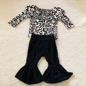 2-piece leopard print outfit